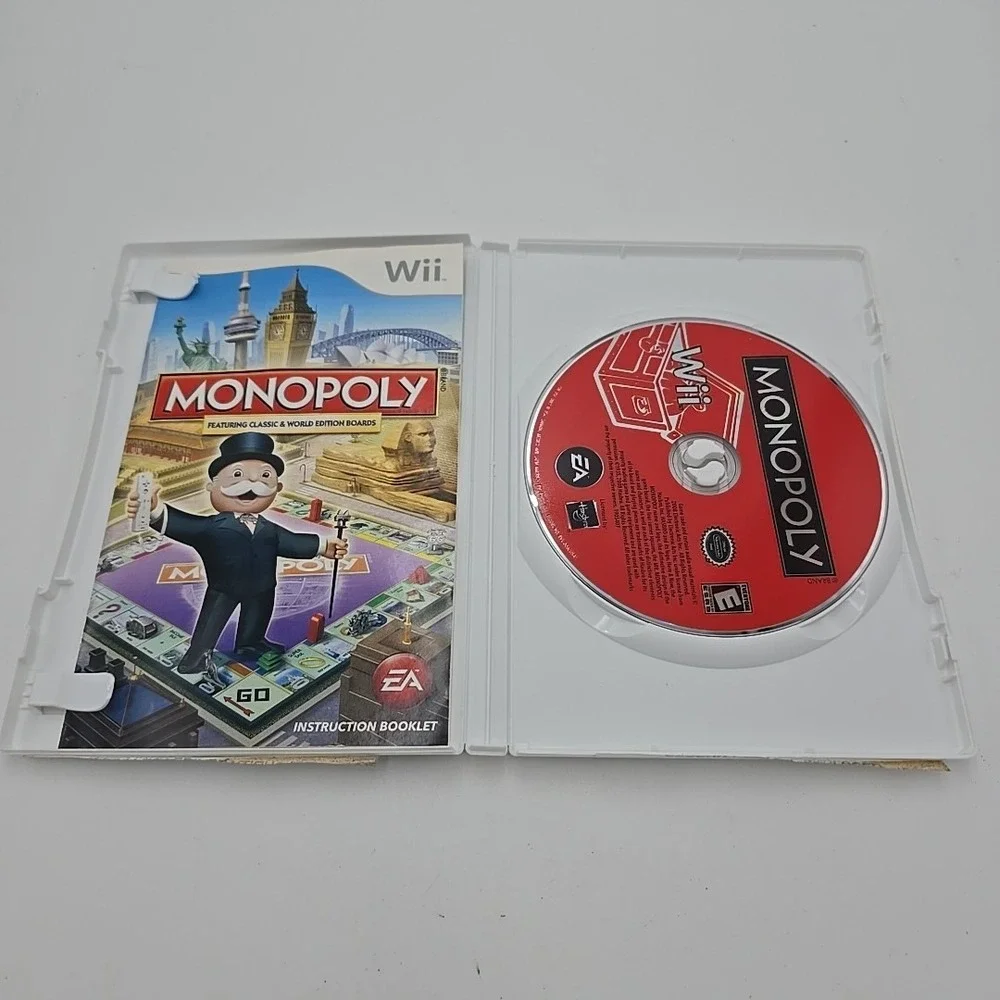 Monopoly (Nintendo‎ Wii, 2008) Complete Tested Working